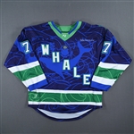 (NNOB), No Name On Back<br>Dark Seas Third Set 1 - Game-Issued (GI)<br>Connecticut Whale 2022-23<br>#7 Size: LG