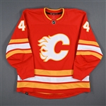 Gudbranson, Erik *<br>Red Set 3 - Playoffs - Photo-Matched<br>Calgary Flames 2021-22<br>#44 Size: 58