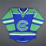 (NNOB), No Name On Back<br>Blue Set 1 - Game-Issued (GI)<br>Connecticut Whale 2022-23<br>#13 Size: MD