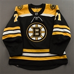 Hall, Taylor *<br>Black Set 1<br>Boston Bruins 2021-22<br>#71Size: 54