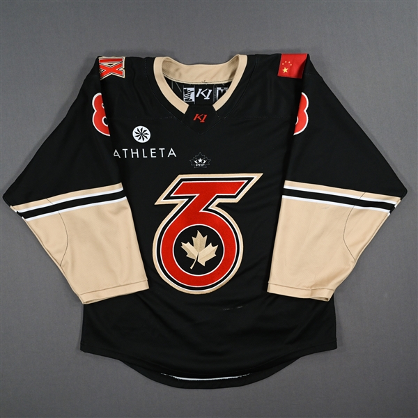 Lum, Leah<br>Black Set 1<br>Toronto Six 2022-23<br>#8 Size: MD