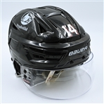 Bastian, Nathan<br>Black Third, Bauer Helmet w/ Bauer Shield<br>New Jersey Devils 2022-23<br>#14 Size: Medium