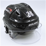 Brown, Connor<br>Black Reverse Retro, Bauer Helmet w/ Bauer Shield - Game-Issued (GI)<br>Washington Capitals 2022-23<br>#28 Size: Small