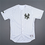 Severino, Luis *<br>White - Memorial Day - Game Issued (GI) <br>New York Yankees 2017<br>#40 Size: 48