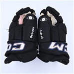 Ovechkin, Alex<br>CCM Gloves (Reverse Retro Colors) - Photo-Matched to 3 Games and 2023 Skills Competition (796th and 808th Career Goals)<br>Washington Capitals 2022-23<br>#8 Size: 14"