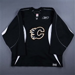 Moss, David *<br>Black Practice Jersey<br>Calgary Flames 2006-07<br>#58 Size: 56