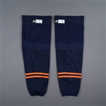 McDavid, Connor<br>Navy - adidas Socks - February 15, 2023 vs. Detroit Red Wings - PHOTO-MATCHED<br>Edmonton Oilers 2022-23<br>#97 Size: L
