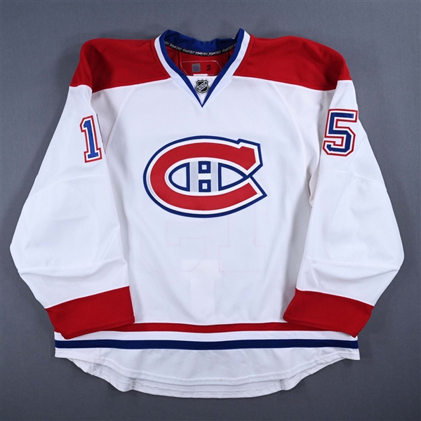 Parros, George *<br>White Set 2<br>Montreal Canadiens 2013-14<br>#15 Size: 58+