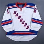 Dorsett, Derek *<br>White - Playoff Set<br>New York Rangers 2012-13<br>#15 Size: 56