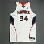 Collins, Jason<br>White GI<br>Atlanta Hawks 2009-10<br>#34 Size: 52+2