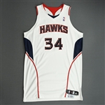 Collins, Jason<br>White Set 2 <br>Atlanta Hawks 2009-10<br>#34 Size: 52+4