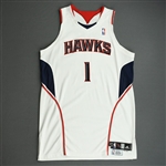 Evans, Maurice<br>White Set 1<br>Atlanta Hawks 2009-10<br>#1 Size: 50+2