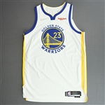 Green, Draymond<br>White Association Edition - 2022 NBA Playoffs - Western Conference Semifinals - Game 2 - Worn 5/3/22<br>Golden State Warriors 2021-22<br>#23 Size: 52+4