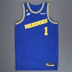 Green, JaMychal<br>Blue Classic Edition - Worn 10/21/2022<br>Golden State Warriors 2022-23<br>#1 Size: 52+4