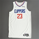 Covington, Robert<br>White Association Edition - Worn 4/1/22 (Set Franchise Record with 11 Made 3-Point Field Goals)<br>Los Angeles Clippers 2021-22<br>#23 Size: 50+6