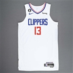 George, Paul<br>Association Edition Jersey - Worn 1/22/23 - Scored 21 Points<br>Los Angeles Clippers 2022-23<br>#13 Size: 50+6