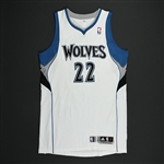 Ellington, Wayne *<br>White - Photo-Matched to 3 games - Worn 3 Games (1/16/12, 1/27/12, and 2/15/12)<br>Minnesota Timberwolves 2011-12<br>#22 Size: L +2