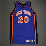 Jeffries, Jared<br>Blue Set 1<br>New York Knicks 2008-09<br>#20 Size: 50+4