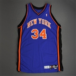 Curry, Eddy<br>Blue Set 1<br>New York Knicks 2008-09<br>#34 Size: 54+4