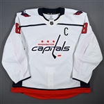 Ovechkin, Alex<br>White Set 1D w/C - 2 Games<br>Washington Capitals 2023-24<br>#8 Size: 60