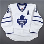 Mayers, Jamal *<br>White Set 1 w/A<br>Toronto Maple Leafs 2008-09<br>#21 Size: 56