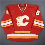 Nemisz, Greg * <br>Retro Third Set 1 - 1st NHL Point<br>Calgary Flames 2010-11<br>#48 Size: 58