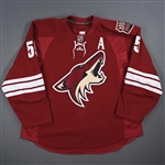 Jovanovski, Ed * <br>Red Set 2<br>Phoenix Coyotes 2009-10<br>#55 Size: 58
