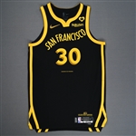 Curry, Stephen<br>City Edition - Worn 2/14/2024<br>Golden State Warriors 2023-24<br>#30 Size: 48+4