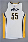Hibbert, Roy<br>White Regular Season - Worn 1 Game (1/29/15)<br>Indiana Pacers 2014-15<br>#55 Size: 2XL+2