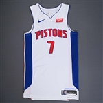 Hayes, Killian<br>Association Edition - Game Issued<br>Detroit Pistons 2020-21<br>#7 Size: 44+4