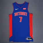 Hayes, Killian<br>Icon Edition - Game Issued<br>Detroit Pistons 2020-21<br>#7 Size: 46+4