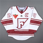 Bettez, Ann-Sophie<br>White Set 1 w/C - First PHF Game in Quebec<br>Montreal Force 2022-23<br>#24 Size: MD