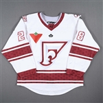 Dubois, Catherine<br>White Set 1 - First PHF Game in Quebec<br>Montreal Force 2022-23<br>#28 Size: LG