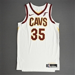 Okoro, Isaac<br>White Association Edition - Worn 1/31/21<br>Cleveland Cavaliers 2020-21<br>#35 Size: 48+4