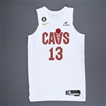 Rubio, Ricky<br>White Association Edition - Worn 1/26/2023<br>Cleveland Cavaliers 2022-23<br>#13 Size: 48+4