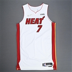 Lowry, Kyle<br>Association Edition - Worn 10/30/2021 - 1 of 2<br>Miami Heat 2021-22<br>#7 Size: 50+6