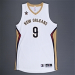 Jones, Terrence<br>White - Game Issued<br>New Orleans Pelicans 2016-17<br>#9 Size: XL +2