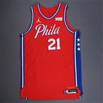 Embiid, Joel<br>Statement Edition - Game Issued<br>Philadelphia 76ers 2020-21<br>#21 Size: 54+6