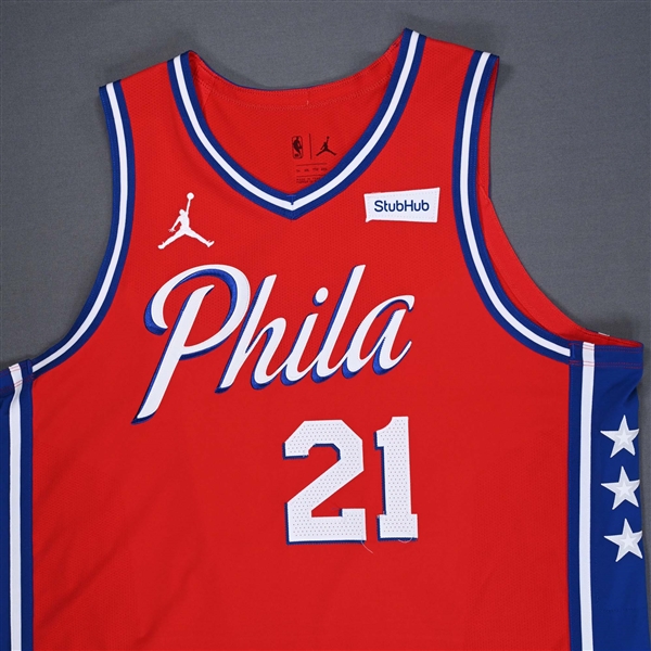 Item Detail - Embiid, Joel Statement Edition - Game Issued Philadelphia ...