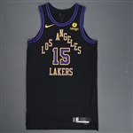 Reaves, Austin<br>City Edition - Worn 2 Games - 11/14/23 (Recorded a Double-Double) & 11/21/23<br>Los Angeles Lakers 2023-24<br>#15 Size: 48+6