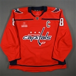 Ovechkin, Alex<br>Red Set 3B w/C - 849th Career Goal - 2 Games<br>Washington Capitals 2023-24<br>#8 Size: 60