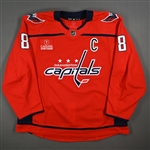 Ovechkin, Alex<br>Red Set 3C w/C - 2 Games<br>Washington Capitals 2023-24<br>#8 Size: 60