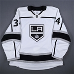 Kaliyev, Arthur *<br>White Playoff Set - Photo-Matched<br>Los Angeles Kings 2022-23<br>#34 Size: 56