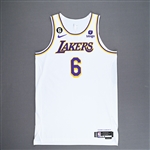 James, LeBron<br>Association Edition - Worn 12/2/2022 - (Moved into 13th All-Time Regular-Season Games Played)<br>Los Angeles Lakers 2022-23<br>#6 Size: 54+6