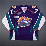 Cepis, Jacob *<br>Purple Set 1<br>Orlando Solar Bears 2014-15<br>#17 Size: 52