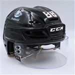 Bahl, Kevin<br>Black Third, CCM Helmet w/ Oakley Shield<br>New Jersey Devils 2023-24<br>#88 Size: Large