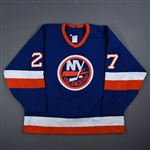 King, Derek *<br>Blue<br>New York Islanders 1994-95<br>#27 Size: 54