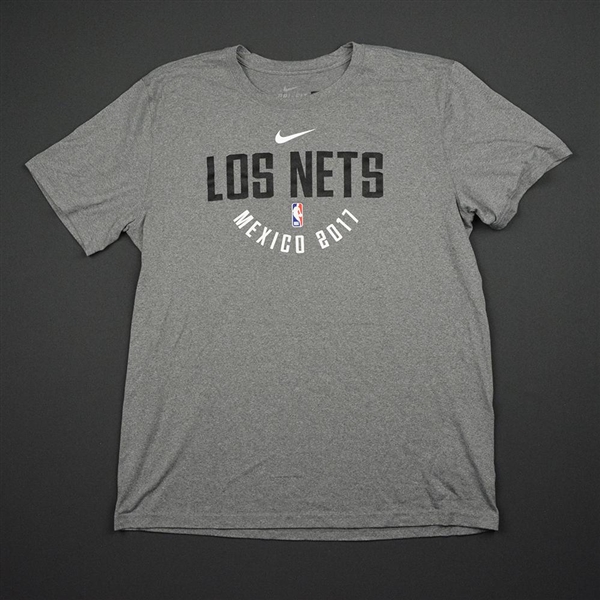 Allen, Jarrett<br>NBA Mexico City Games 2017 - Shooting Shirt - Game-Issued (GI)<br>Brooklyn Nets 2017-18<br>#31 Size: XXL