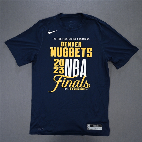 Brown, Bruce<br>2023 NBA Finals - Short-Sleeved Shooting Shirt - Game-Issued (GI)<br>Denver Nuggets 2022-23<br>#11 Size: L Tall