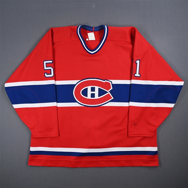 Kovalenko, Andrei *<br>Red<br>Montreal Canadiens 1995-96<br>#51 Size: 56